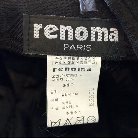 Vintage Renoma Paris wool blend men’s hat as new! - Picture 7 of 8